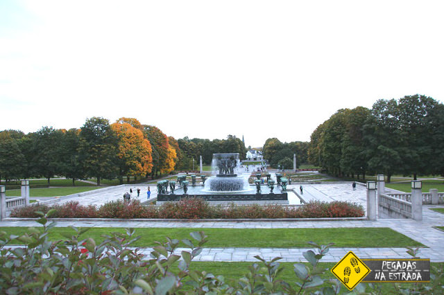 Parque Vigeland em Oslo. 