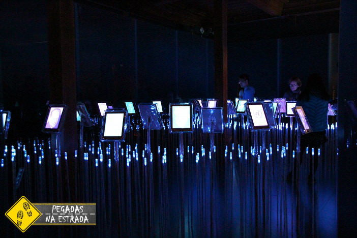 Exposição interativa no Centro Nobel da Paz. Foto: CFR / Blog Pegadas na Estrada