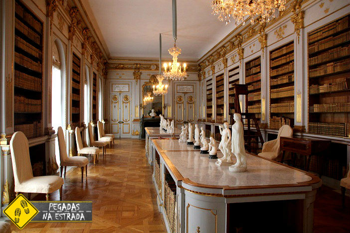 Interior do Palácio Drottningholm. Foto: CFR / Blog Pegadas na Estrada