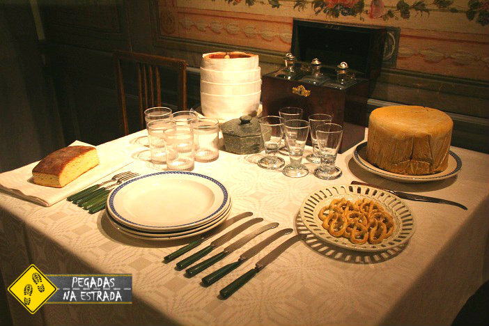 Gastronomia sueca no museu Nordiska. Foto: CFR / Blog Pegadas na Estrada