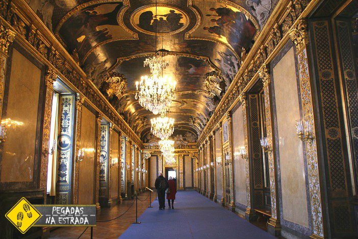 Interior do Palácio Real de Estocolmo. Foto: CFR / Blog Pegadas na Estrada