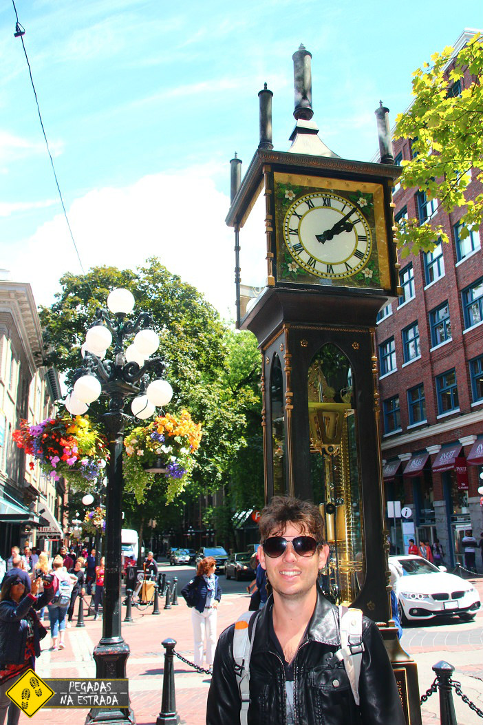 Relógio a vapor Gastown Vancouver