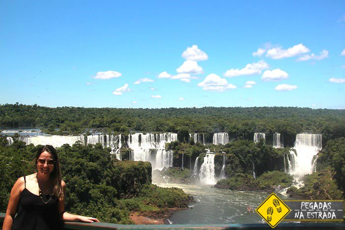 Vista panorâmica das Cataratas do Iguaçu
