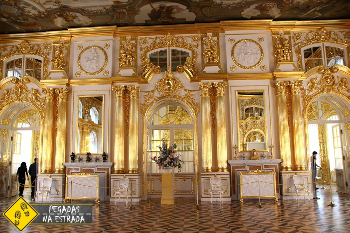 Interior do Palácio de Catarina Rússia