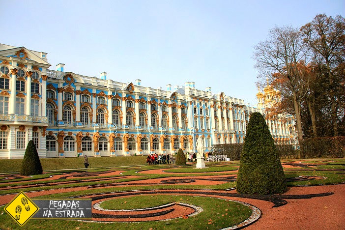 Palácio de Catarina viagem turismo Rússia