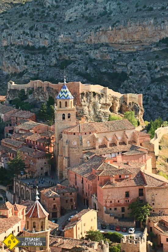 cidade medieval Albarracín Espanha